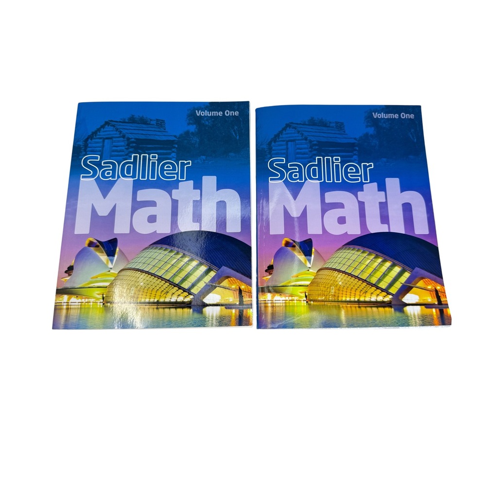 Sadlier Math Grade 2 Volume One Student Edition Set of 2 Books
